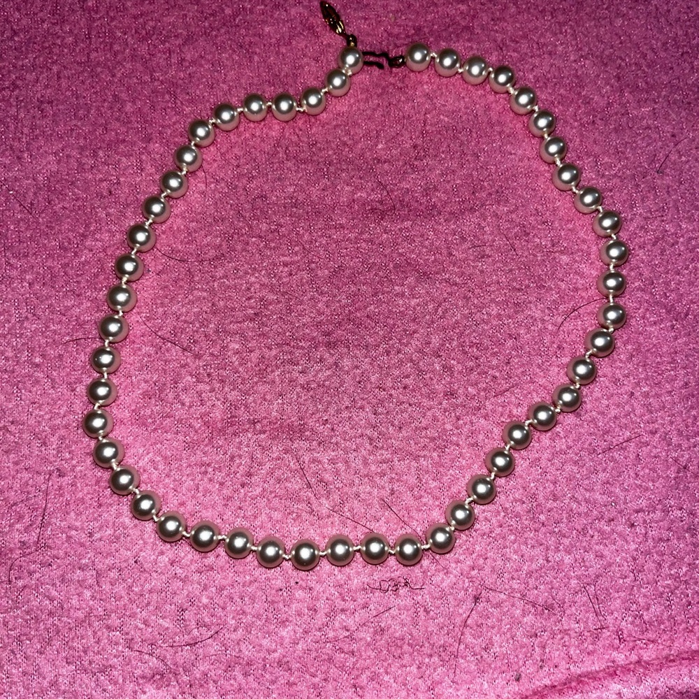 FAUX PEARL VINTAGE CHOKER
